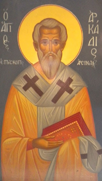 img ST. ARCADIUS of Arsinoe, Cyprus, Bishop and Wonderworker,