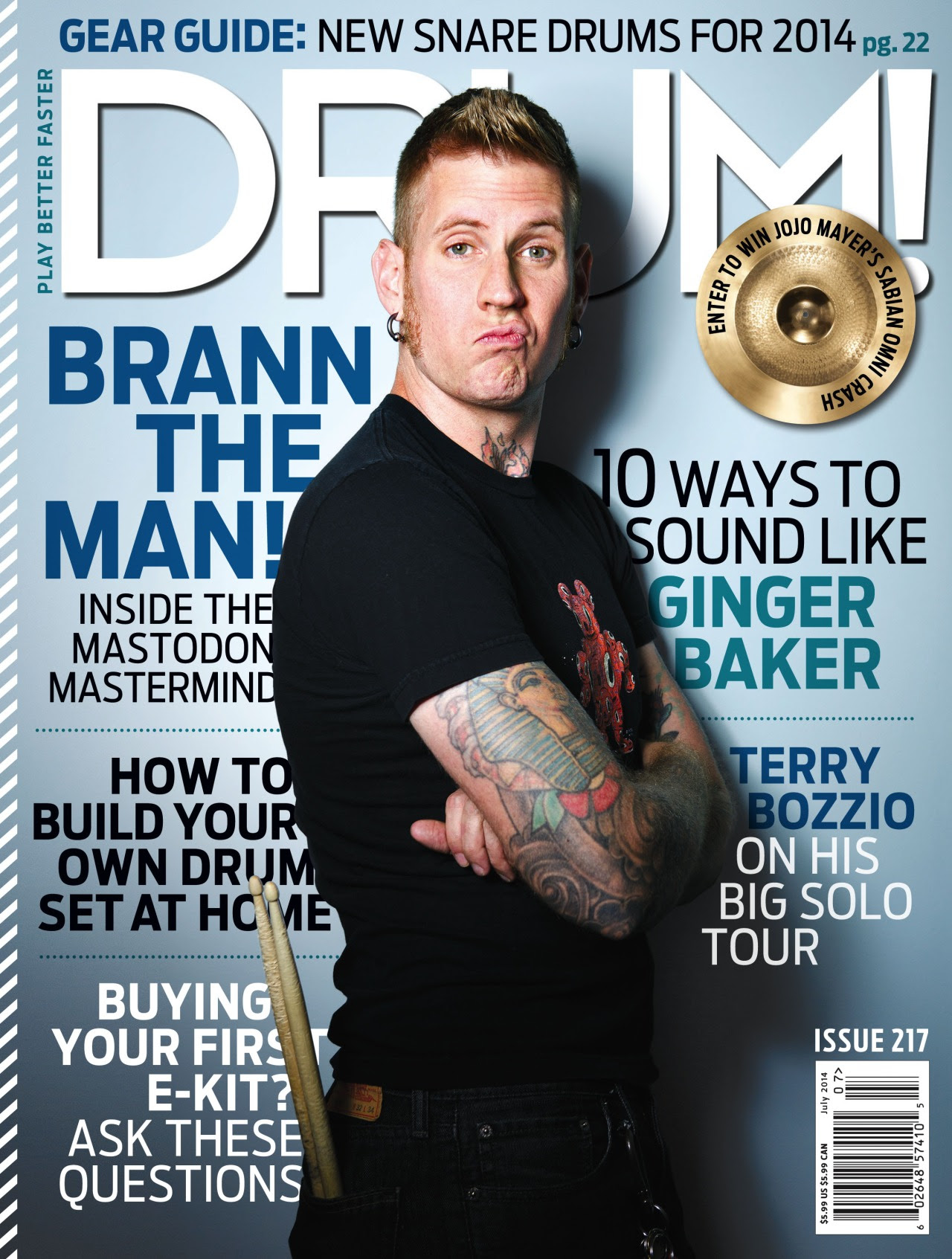 Brann Dailor of Mastodon - Christopher T Martin