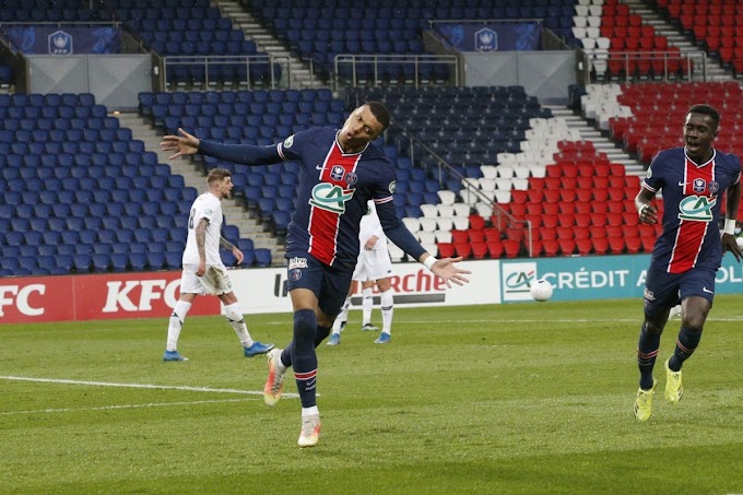 Kylian Mbappe Brace Helps PSG Beat Lille and Reach French Cup Quarters