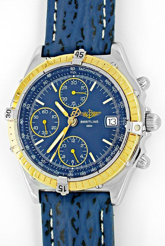 Originalfoto ORIG. BREITLING-CHRONOMAT GOLDLÜN.SHOP! NEUZ. PORTOFREI