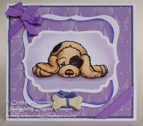 purple pup front