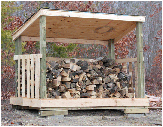 Wood Shed Made From Pallets