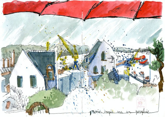 Brest-le-port-parapluie