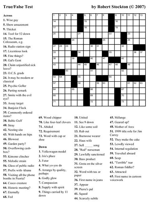  crossword puzzles mirroreyes printable crossword puzzles online