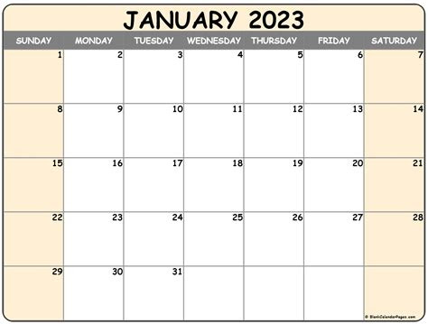 Free printable january 2023 calendar templates with holidays. january 2023 calendar free printable calendar