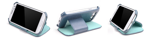 Funda Samsung Galaxy S3 con tapa y soporte incorporado Rock - White