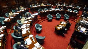 Vista general del debate para aprobar el proyecto de ley que permitirá el matrimonio homosexual en Uruguay, en el Palacio Legislativo, en Montevideo (Uruguay). EFE/Archivo