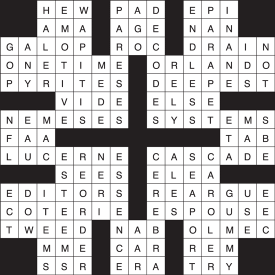 Crossword Puzzle Answers - Week of 8/27/20 | The Drummer and ...