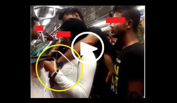 DUNIA AKHIR ZAMAN!!LeKA TAngkap Pokemon GO!!LElaki ini Tidak Sengaja Merakam Perbuatan Terkutuk Perempuan Melayu Bersama Kekasih Beramai ramai di dalam TREN Menuju ke KLCC!CUBa lihat MInit ke 1.05 apa yang perempuan nie Buat!!Sungguh tak malu