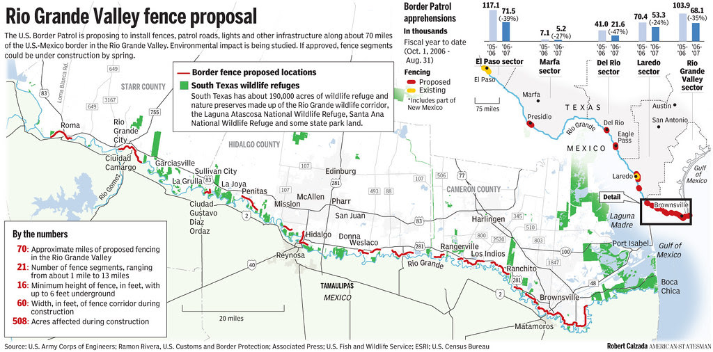 Texas+Border+Fence+Map