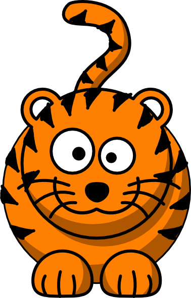 Download Baby Tiger Clip Art at Clker.com - vector clip art online ...