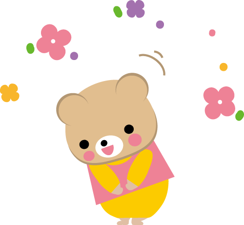 ありがとう お礼 お辞儀 のイラスト 無料イラスト フリー素材