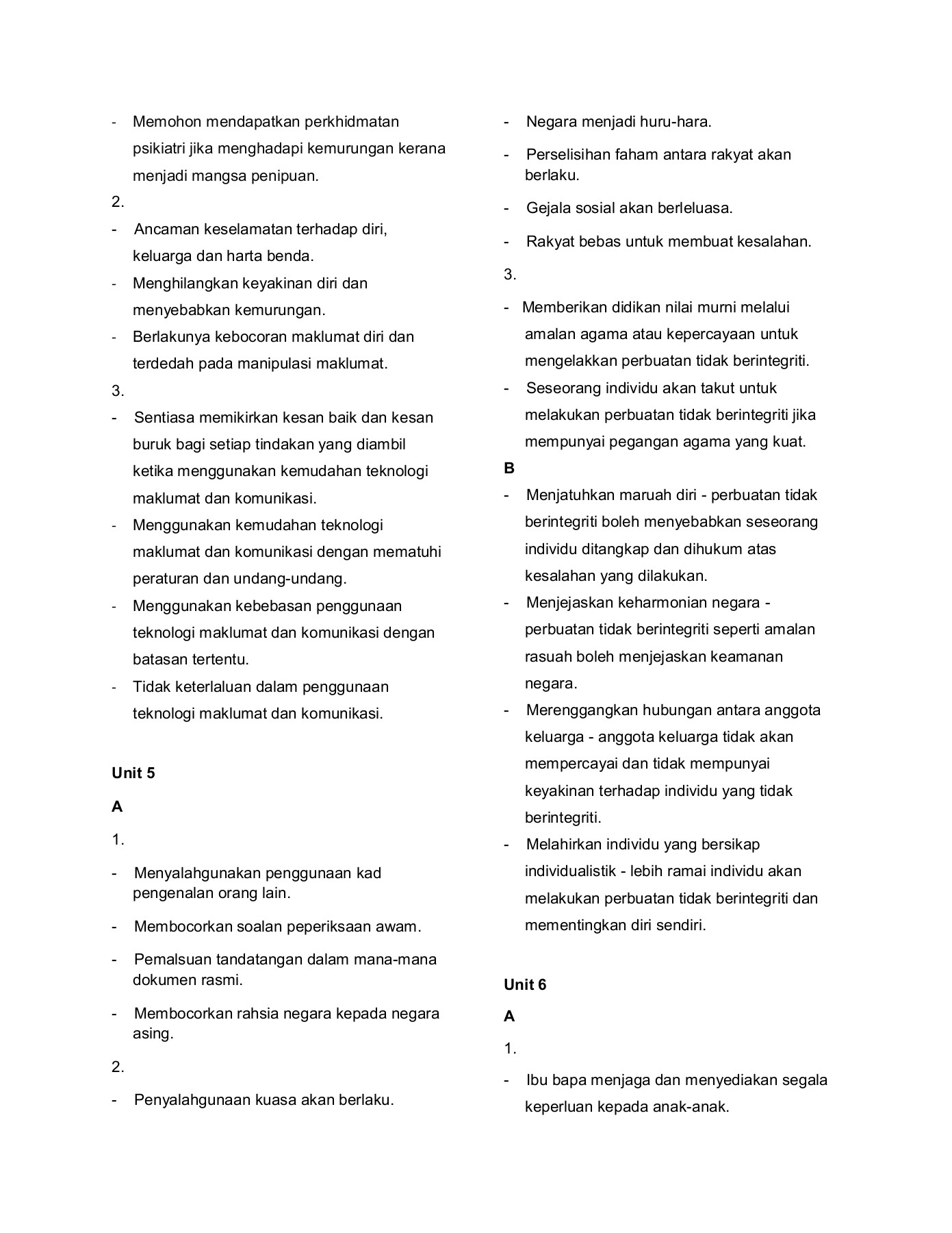 Jawapan Buku Teks Pendidikan Moral Tingkatanm 3  malaowesx