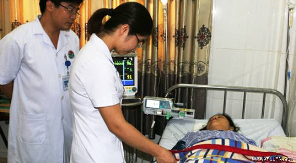 Sản phụ Trâm đang được chăm sóc phục hồi