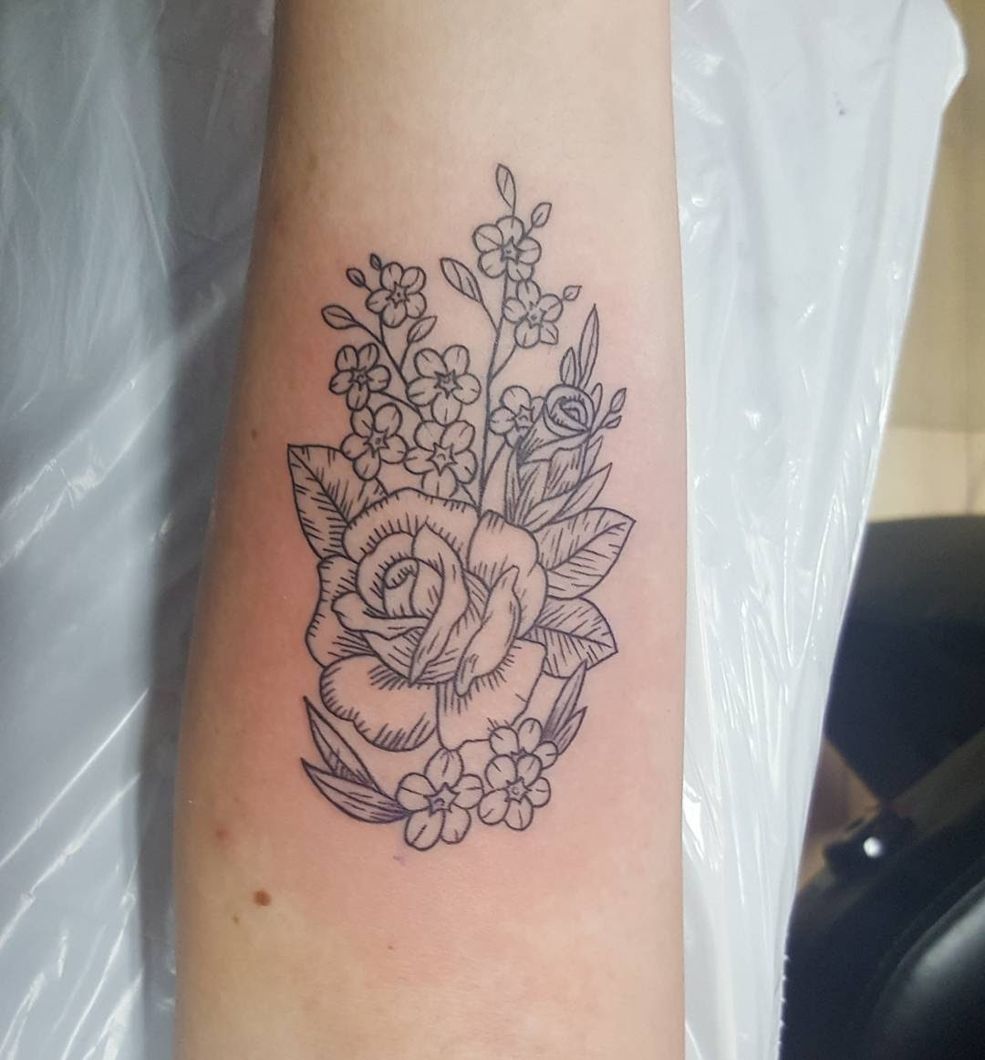 90 Best Floral Tattoo Designs & Meanings - Symbols of Love (2018)
