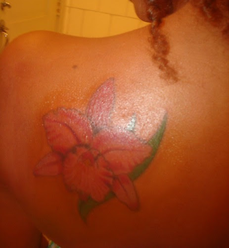 Untitled · My first tattoo- an orchid 