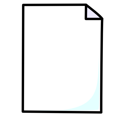 a blank piece of paper