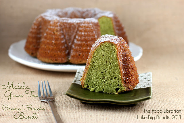 Matcha Green Tea Creme Fraiche Bundt