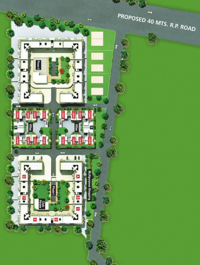 Proposed 40 Meter Urse - Lonawala Road on the layout plan of Alfa Green Fields, near Tata La Montana, at Vadgaon Maval, on Old Mumbai Pune Highway (NH4)