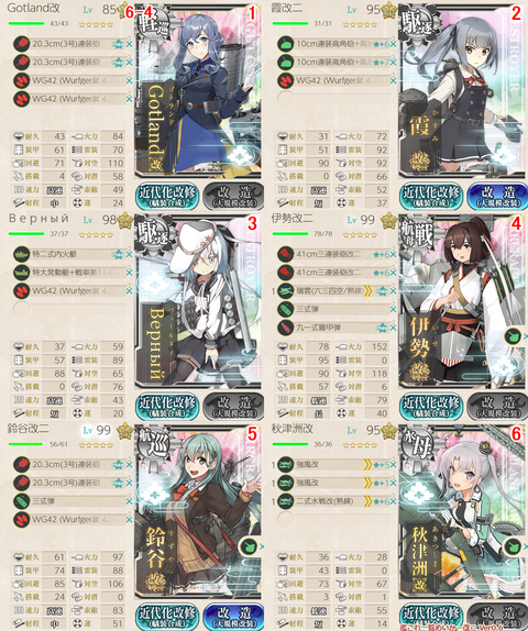 6 4攻略 警戒陣 艦これ虎の巻