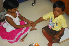 Raksha Bandhan -Krish and Khushi by firoze shakir photographerno1