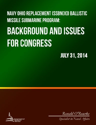 Navy Ohio Replacement (SSBN[X]) Ballistic Missile Submarine Program: Background and Issues for Congress, by Ronald O'Rourke