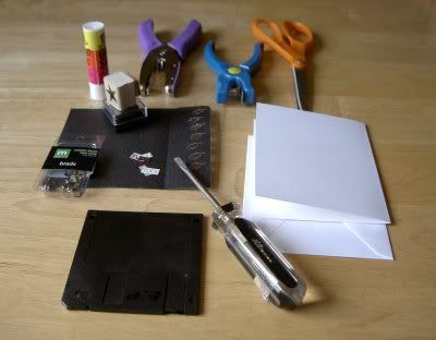 Floppy Disk Greeting Card