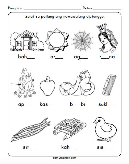 free filipino worksheets for kindergarten kids printable math
