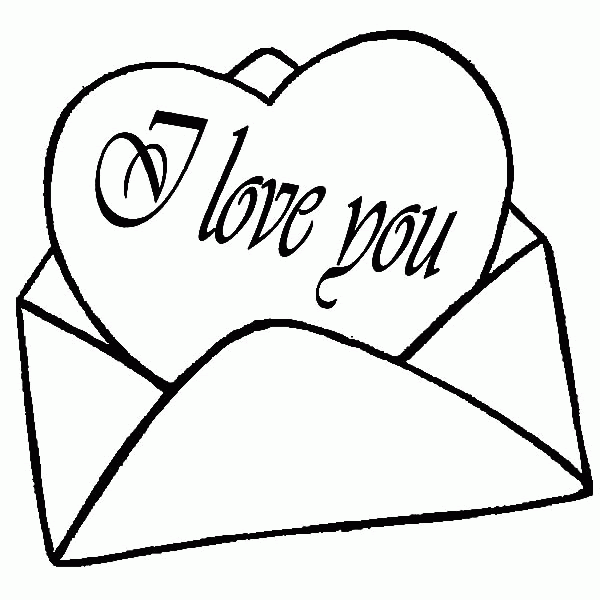 Coloring Pages That Say I Love You  Coloring Home