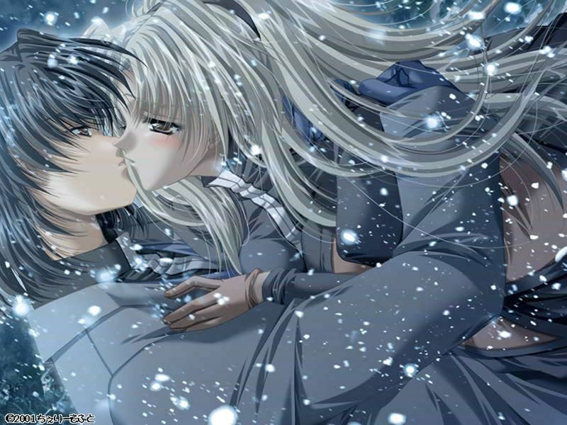 anime love wallpaper. emo anime love kiss. anime emo