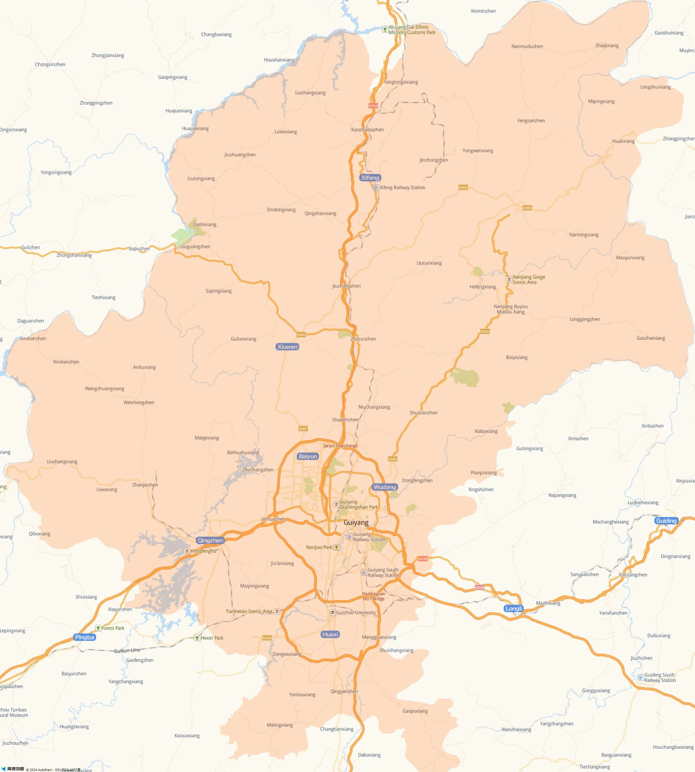 forest hill noodles Tour, Guide: Festivals City Travel Attractions, Guiyang Map,