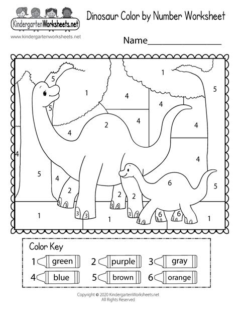 Simply print free dinosaur printables and you are ready to play and learn! dinosaur math worksheet free kindergarten learning worksheet for kids