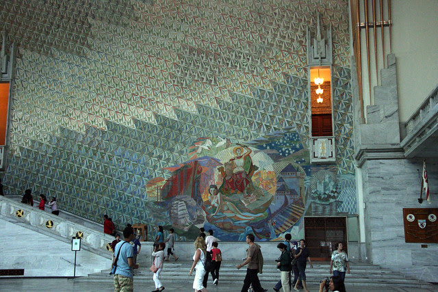 IMG_2987 Oslo City Hall center hall mural