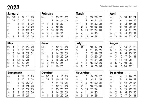 Webprint a calendar with holidays for 2023 or any year. weekly 2023 calendar printable template calendar
