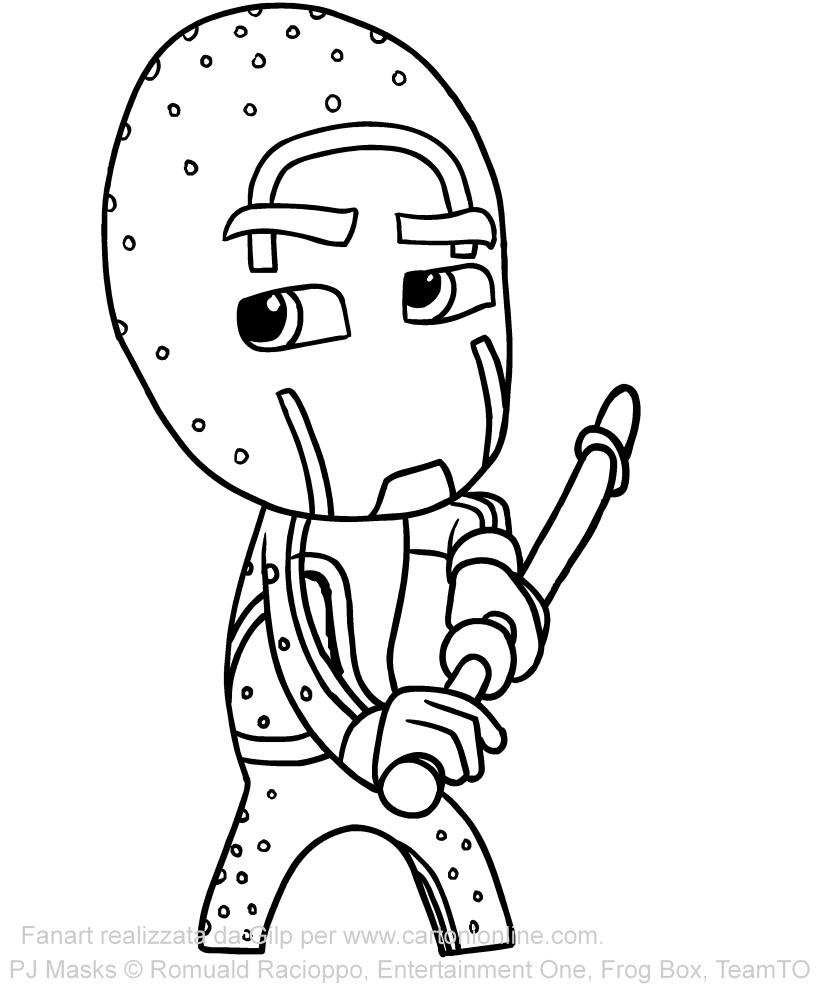 Disegno del Ninja della notte