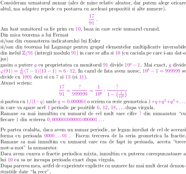 Numar Periodic Mixt