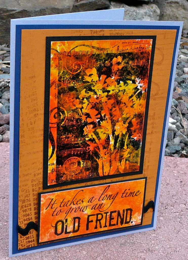 Alcohol Ink Card