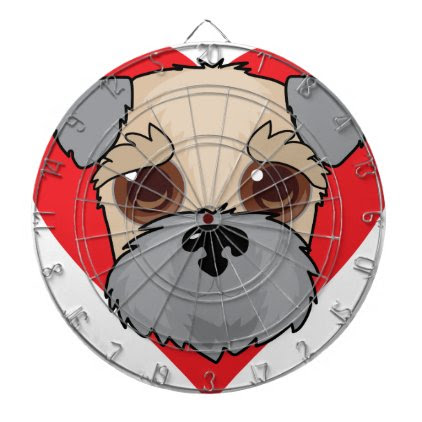 Wheaten Terrier Face Dartboards