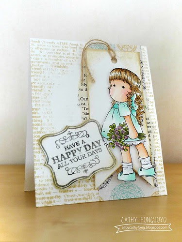 Magnolia Happy day card