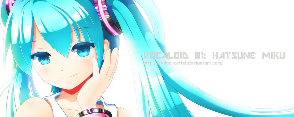 初音ミク】高画質でシンプル白背景の壁紙画像【ボカロ】