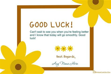 Thank you free printable greeting cards template; beautiful good luck cards with name and wishes
