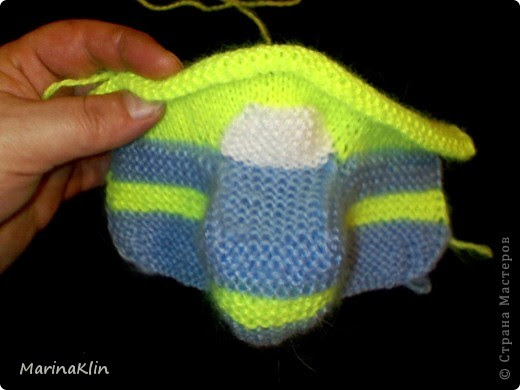 Мастер-класс,  Вязание, : МК пинетки "Машинки" Пряжа, Пуговицы . Фото 10