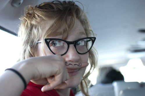 If Sophia had a mustache...