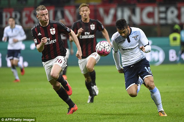 Anderson has insisted that speculation linking him with a move away from Lazio is not a distraction