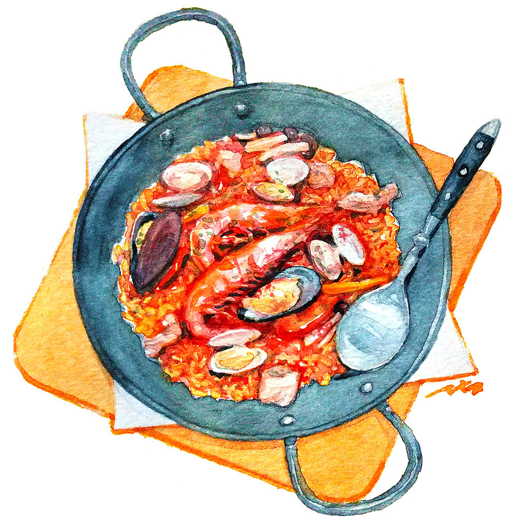 食べ物イラスト Watercolor イナコちっと 食べ物イラストレーター イナコのサイト
