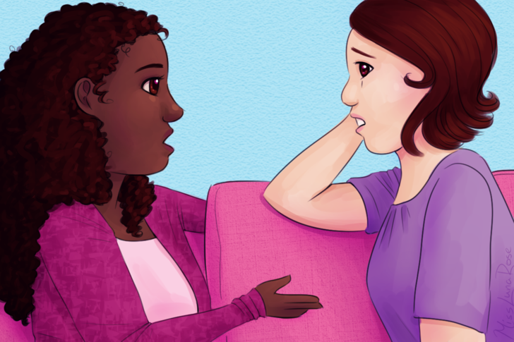 Woman and Upset Friend with Down Syndrome.png