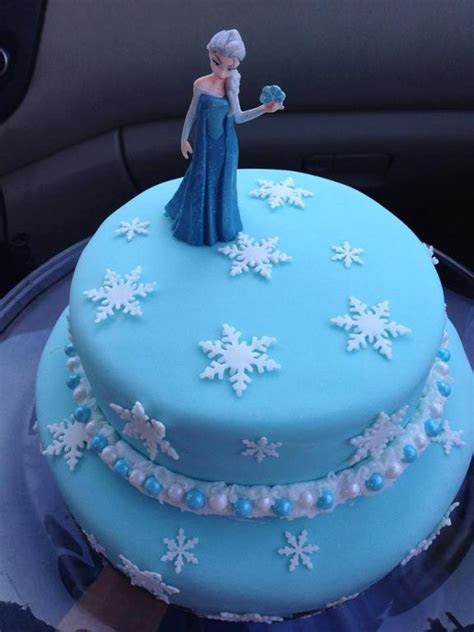 elsa frozen birthday cake  poakley