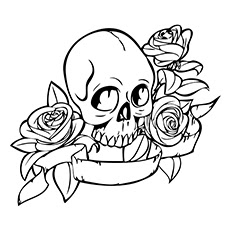 Download Cute Skull Coloring Pages at GetColorings.com | Free ...