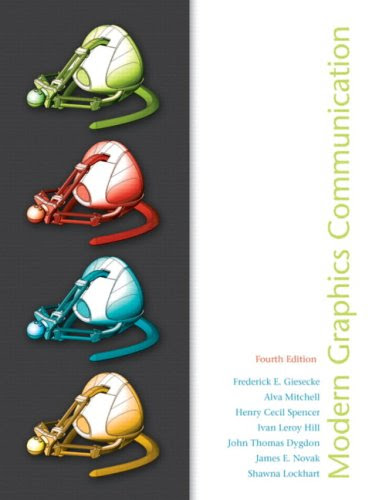 Modern Graphics Communications (4th Edition), by Frederick E Giesecke, Alva Mitchell, Henry C Spencer, John T Dygdon, James E. Novak, Shaw