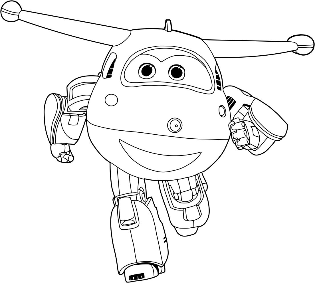 Disegno di Jett Super Wings